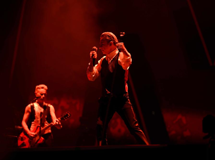 Billede fra en Depeche Mode-koncert.